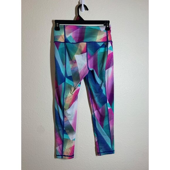 Victoria's Secret Sport Knockout Capri Leggings Women's Size XS Geometric Yoga - Picture 2 of 7